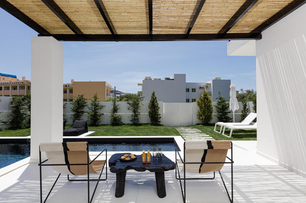 Modern Villa Casa Filo Verde With Private Pool & Bbq,200M From The Beach Plakias Exterior foto